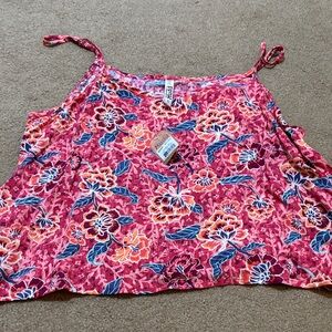 🌸NEW🌸 Mudd Pink Floral Camisole Top